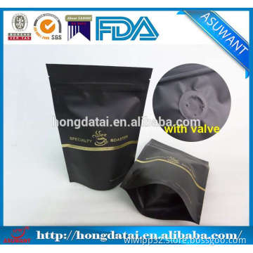 foil coffee bags with valve 16 Oz Side Gusset Coffee Bag With Valve